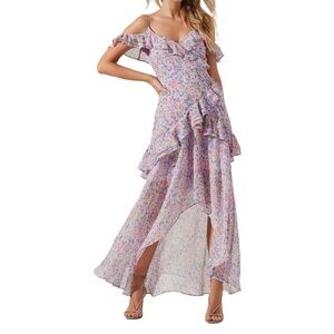 Astr Floral Maxi Dress